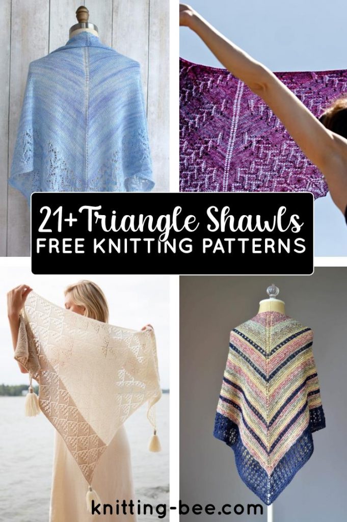 21+ Free Triangle Shawl Knitting Patterns