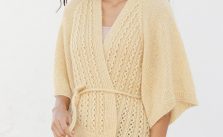 Free Knit Pattern for a Wrap Around Jacket