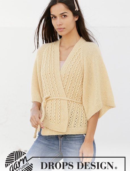 Free Knit Pattern for a Wrap Around Jacket