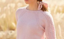 Free Knitting Pattern for Spring Surrender Raglan Top