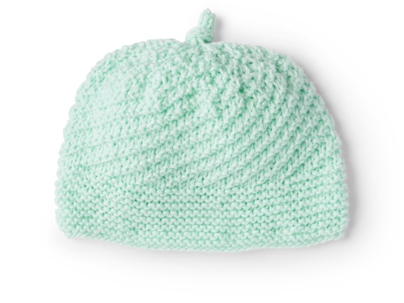 Free Knitting Pattern for a Baby Beanie for Preemie to Toddler