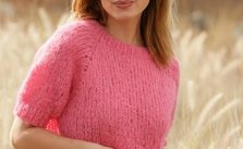 Free Knitting Pattern for a Cropped Sweater