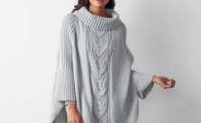 Free Knitting Pattern for a Batwing Swoncho