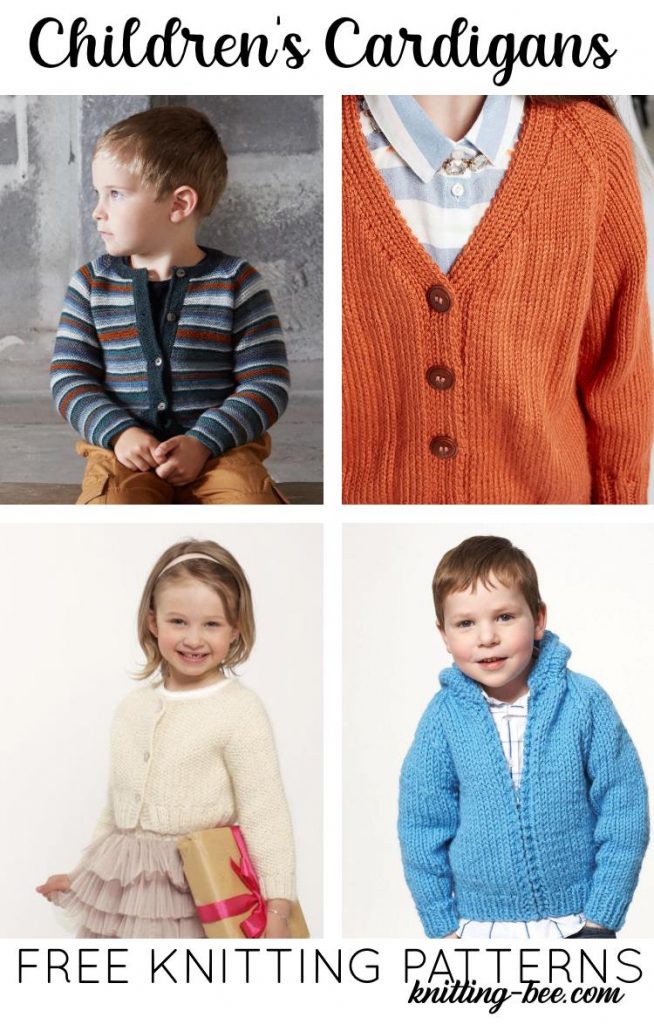 Knitting Patterns for Children Cardigans Archives - Knitting Bee (33 ...