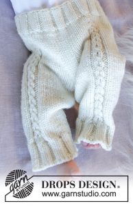 Free Baby Knitting Pattern for Little Cherub Pants