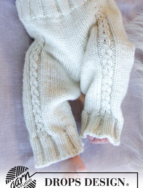 Free Baby Knitting Pattern for Little Cherub Pants