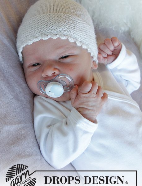 Baby Pearl Hat Free Knitting Pattern
