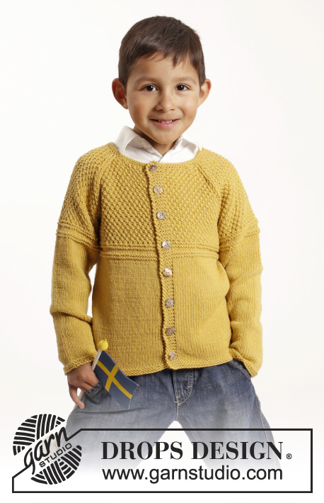 Boys cardigan knitting pattern