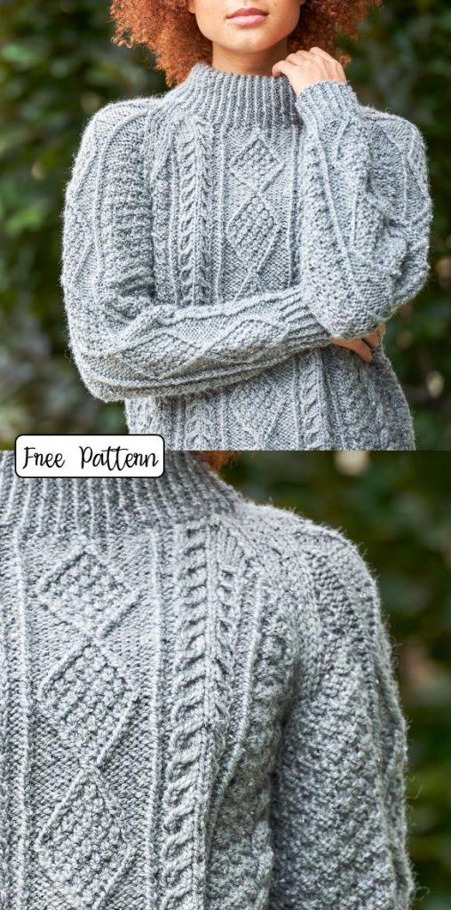 Cable Knit Pattern for Women Free