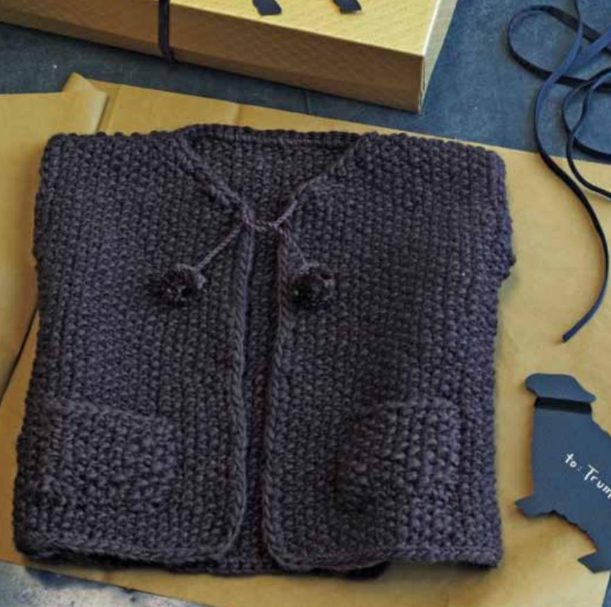 Easy free vest knitting pattern for small child