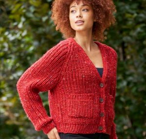 Free Knitting Pattern for Paton's Garrison Creek Cardigan