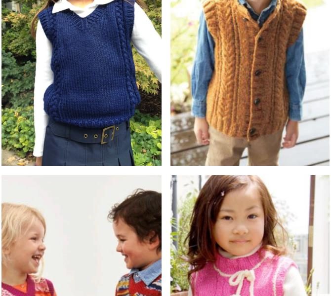 Free Vest Knitting Patterns for Babies, Toddlers and Kids