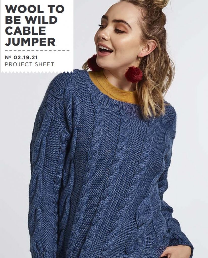 free knitting pattern for a cable jumper