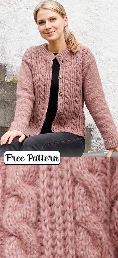 free knitting patterns for ladies cardigan