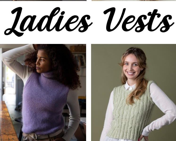 14 Free Vest Knitting Patterns for Women