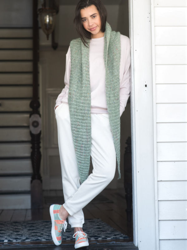 Free Brioche Scarf Knitting Pattern