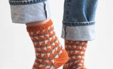 Free Knit Pattern for Patterned Warm Socks