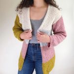 Free Knit Pattern for a Simple Colorblock Cardigan