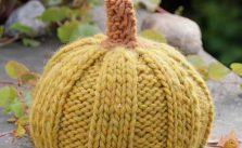 Free Knitting Pattern for Halloween Pumpkins
