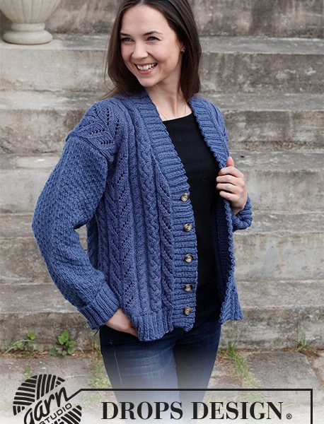 Free Knitting Pattern for a Cabled Concerto Cardigan