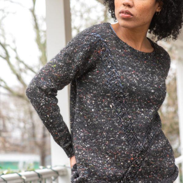 Free Knitting Pattern for a Drops Shoulder Sweater