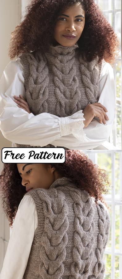 FREE Sweater Vest Knitting Pattern + Tutorial