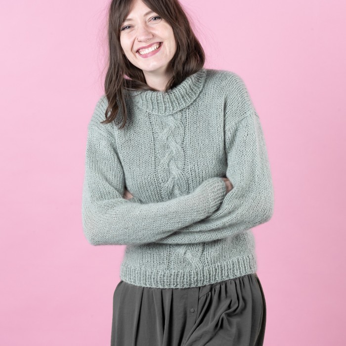 Free-Cute-Cable-Sweater-Knitting-Pattern