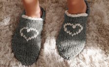 Free Knitting Pattern for Home Socks