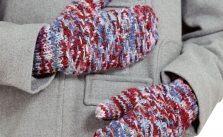 Free Knitting Pattern for Slipped Stitch Mittens