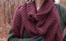 Free Long Eyelet Scarf Knitting Pattern