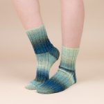 Free Rib Stitch Sock Knitting Pattern