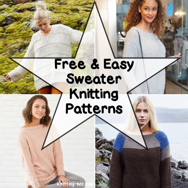Easy sweater knitting patterns
