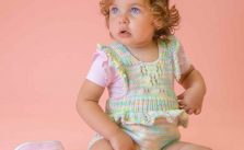 Free Knitting Pattern for a Baby Soft Romper with Optional Ruffles