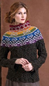 Free Knitting Pattern for a Cliffs Of Moher Sweater