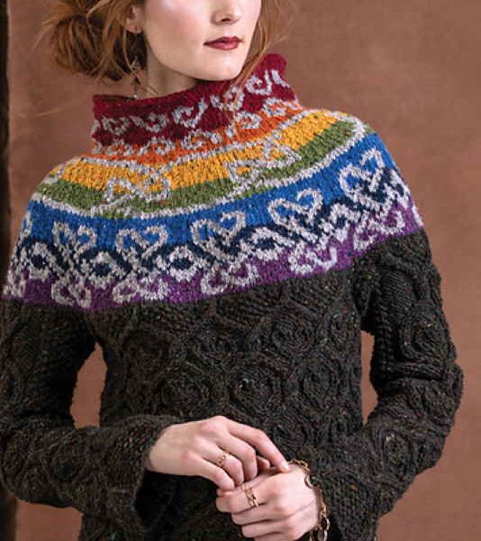 Free Knitting Pattern for a Cliffs Of Moher Sweater