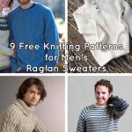 9 Free Knitting Pattern for Men's Raglan Sweater