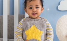Free Knitting Pattern for a Baby Star Sweater
