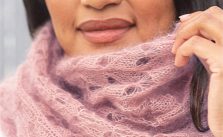 Free Knitting Pattern for a Delicate Lace Scarf