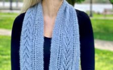Free Knitting Pattern for a Lace Avita Scarf