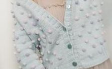 Free Knitting Pattern for a Roberta Bobble Cardigan