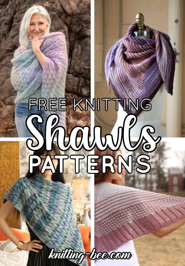 Four Tips to Keep Knit Shawls from Slipping - A Bee In The Bonnet