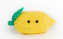 Free Knitting Pattern for a Lemon Squeeze Ball