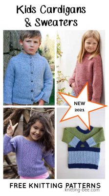 Free Knitting Patterns for Kids Cardigans and Sweaters for 2021 ...