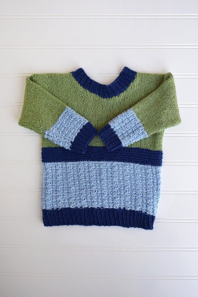 Free sweater knitting pattern for boys toddlers