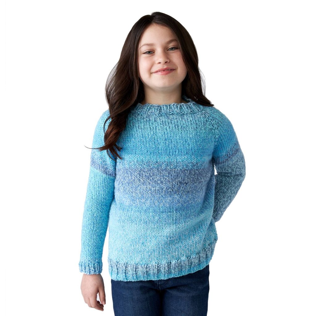 free knitting pattern for a girls sweater