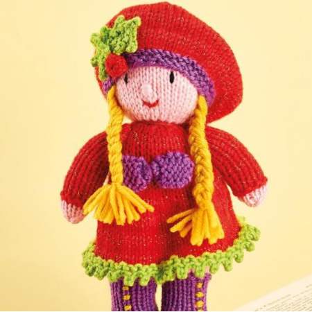 Christmas_Doll Free knitting pattern
