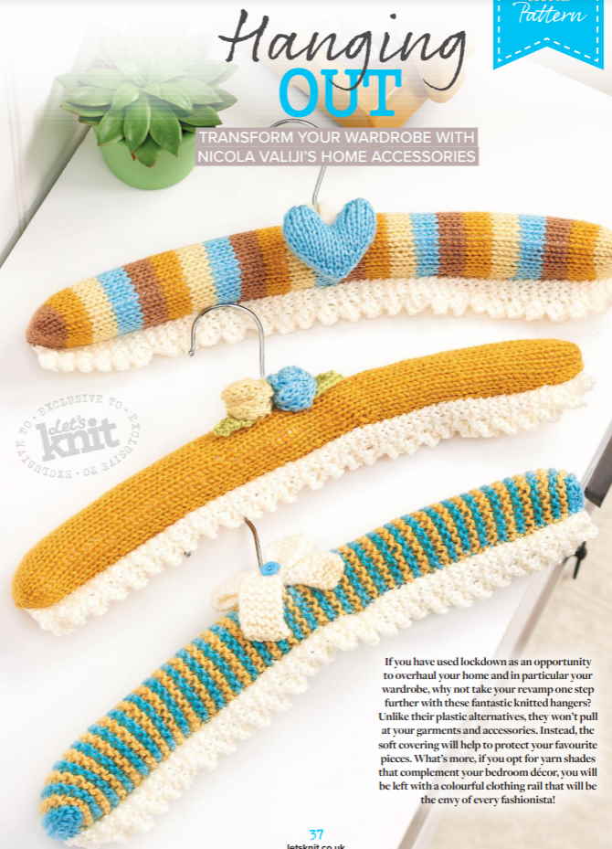 Free Knitting Pattern for Hangers
