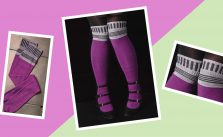 Free Knitting Pattern for Lightsaber Socks