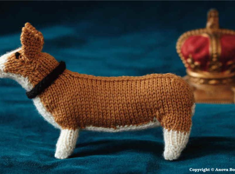 Free Knitting Pattern for a Corgi Dog