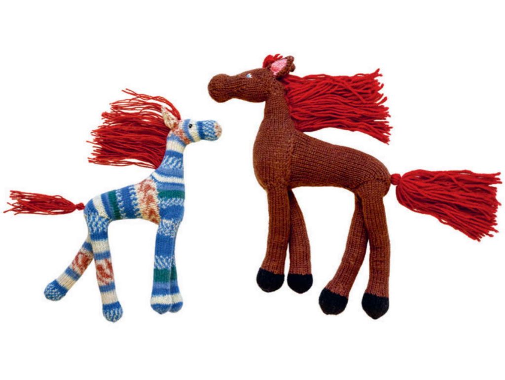 Free Knitting Pattern for a Horse Toy